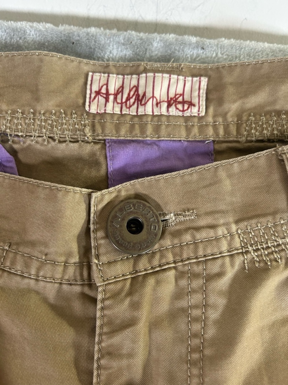 Alberto Men's Cargo Pants in Tan - Utility Comfort - Picture 2 of 14